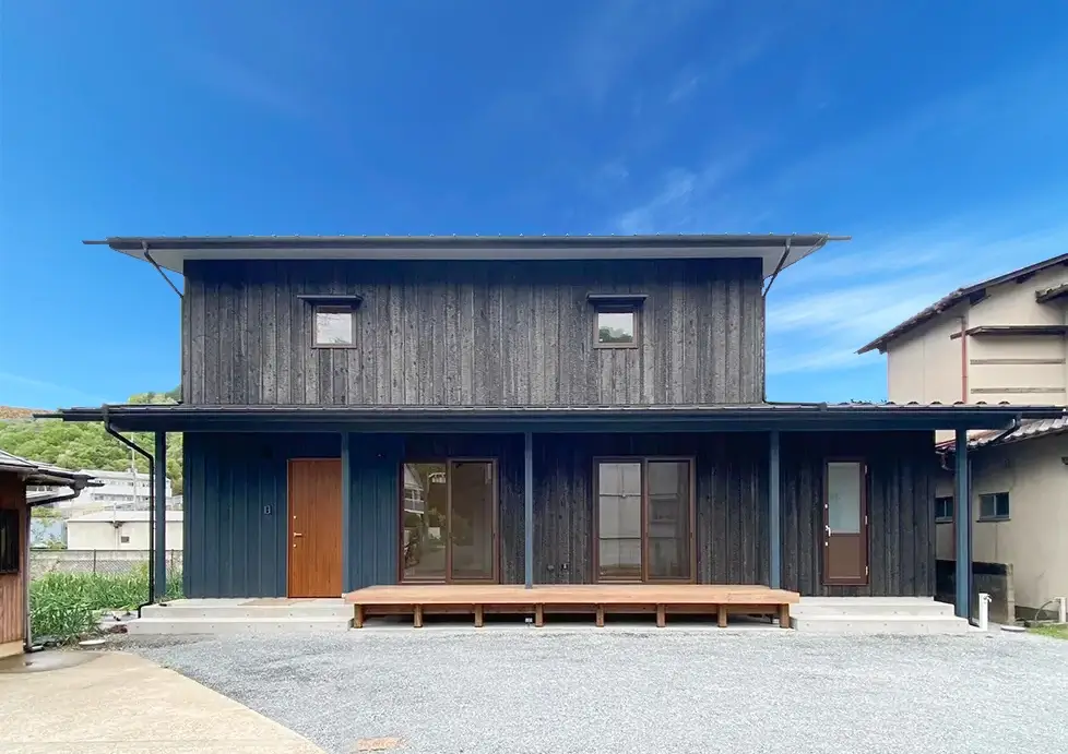 せいちょーの施工例　京都府南丹市焼杉の外観が美しい新町の家