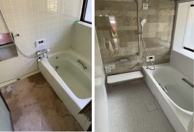 水まわりリフォーム費用目安のご案内 バスルーム