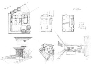 【設計2510】都市の中で心地よく暮らす、コンパクト3階建ての住まい