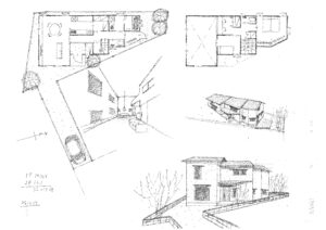 【設計2512】住宅に囲まれた敷地で、内に広がる住まい